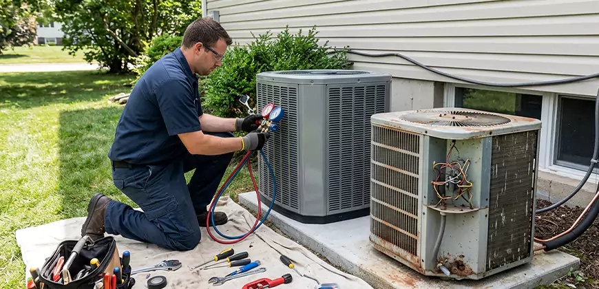 Seasonal AC Checkup in Apex