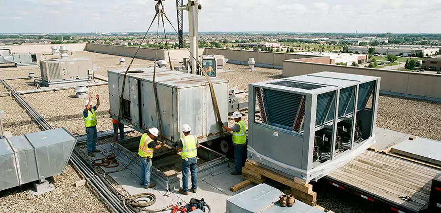 Warehouse and Industrial HVAC Replacement in Apex