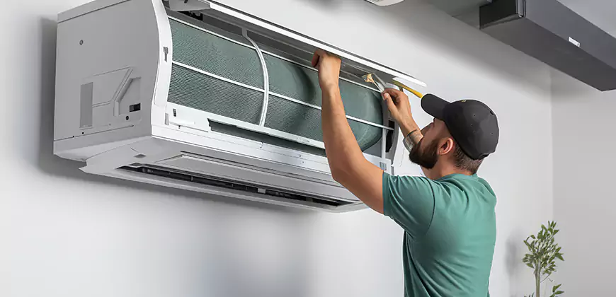 Bathroom and Small Space Ductless Installation in Apex