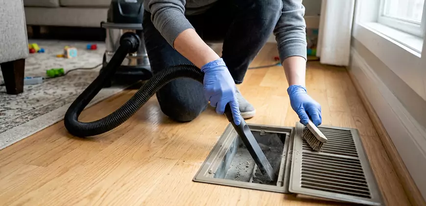 Ducted Heating Filter Cleaning in Apex