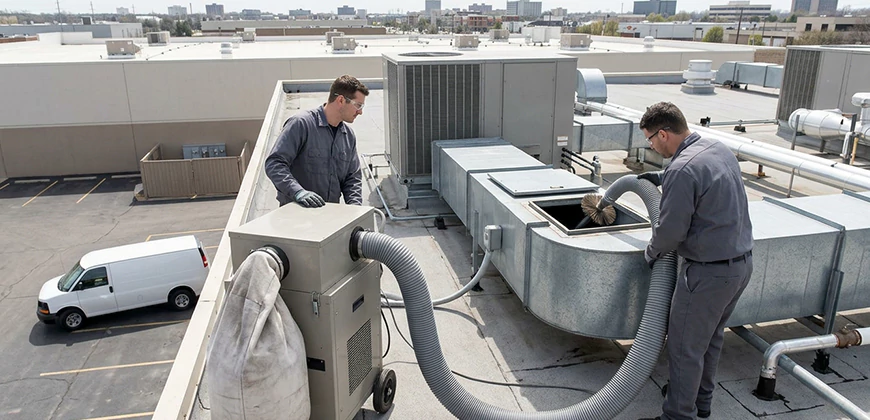 Commercial and Industrial Duct Cleaning in Apex